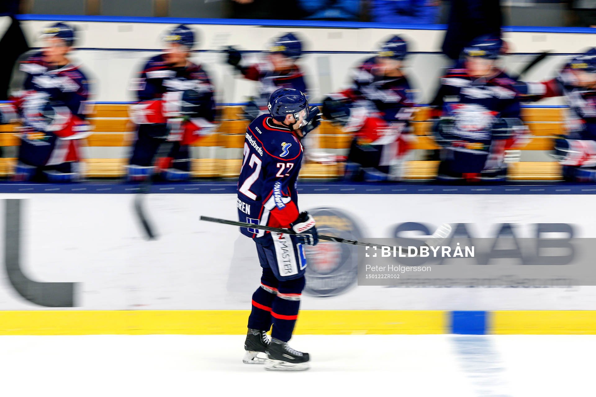 Linköpings Mattias Sjögren jublar