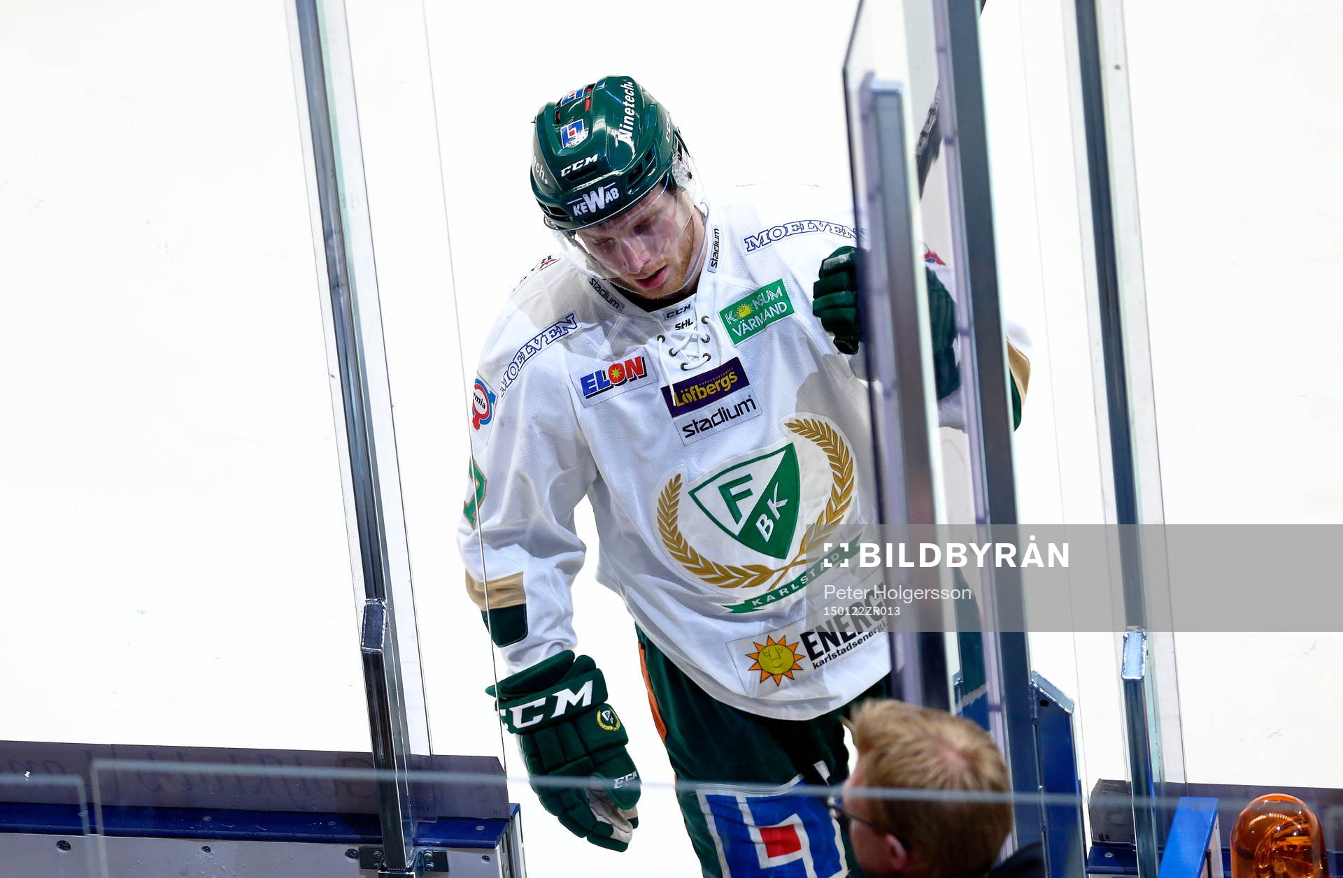Färjestads Joachim Rohdin vid utvisning