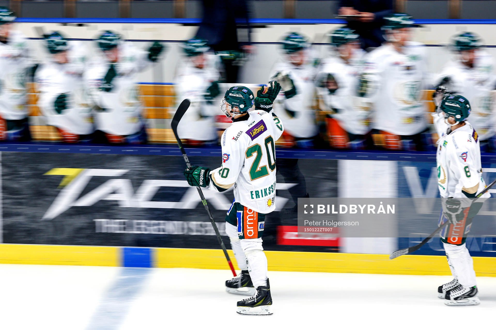 Färjestads Jakub Klepis jublar
