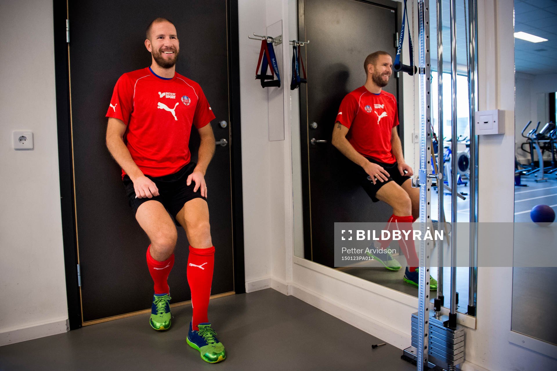 Helsingborgs Mattias Lindström är 34år och får träna