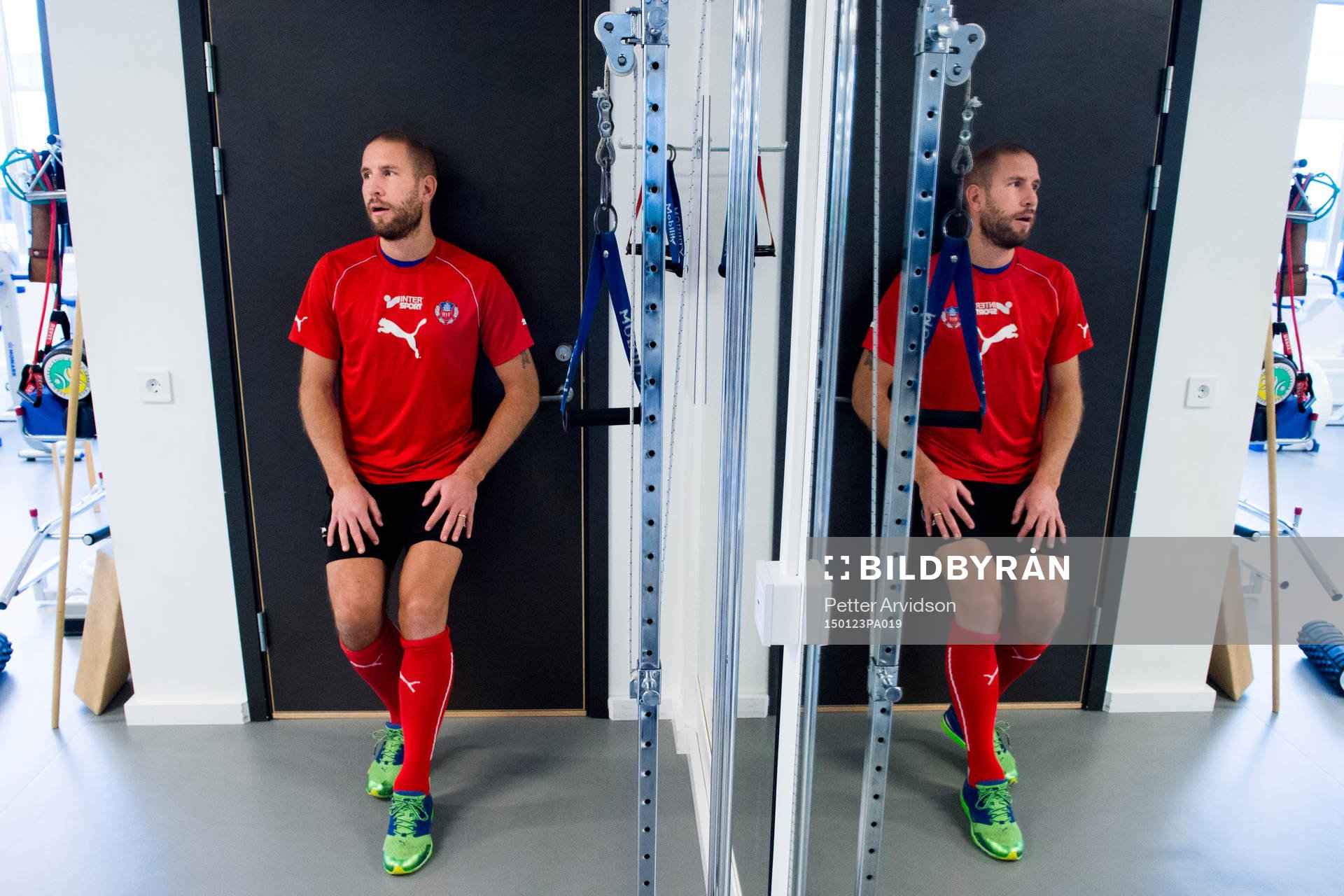 Helsingborgs Mattias Lindström är 34år och får träna