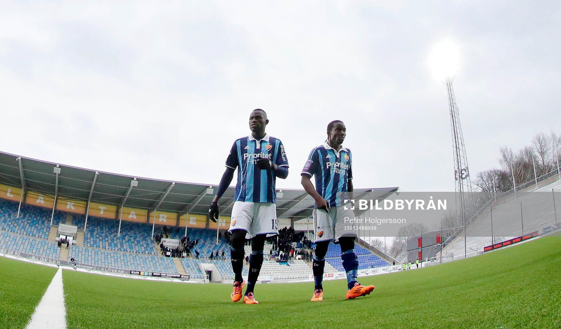 Djurgårdens nyförvärv Omar Colley och nyförvärvet Sam