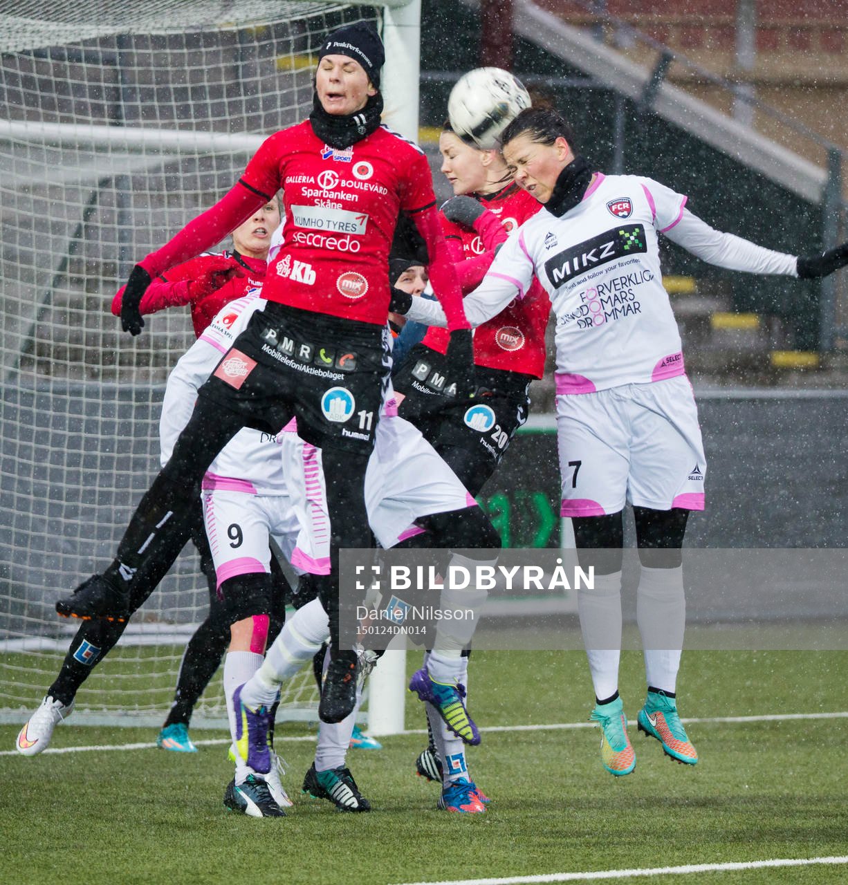 Rosengårds Sara Björk Gunnarsdottir och och Kristianstads