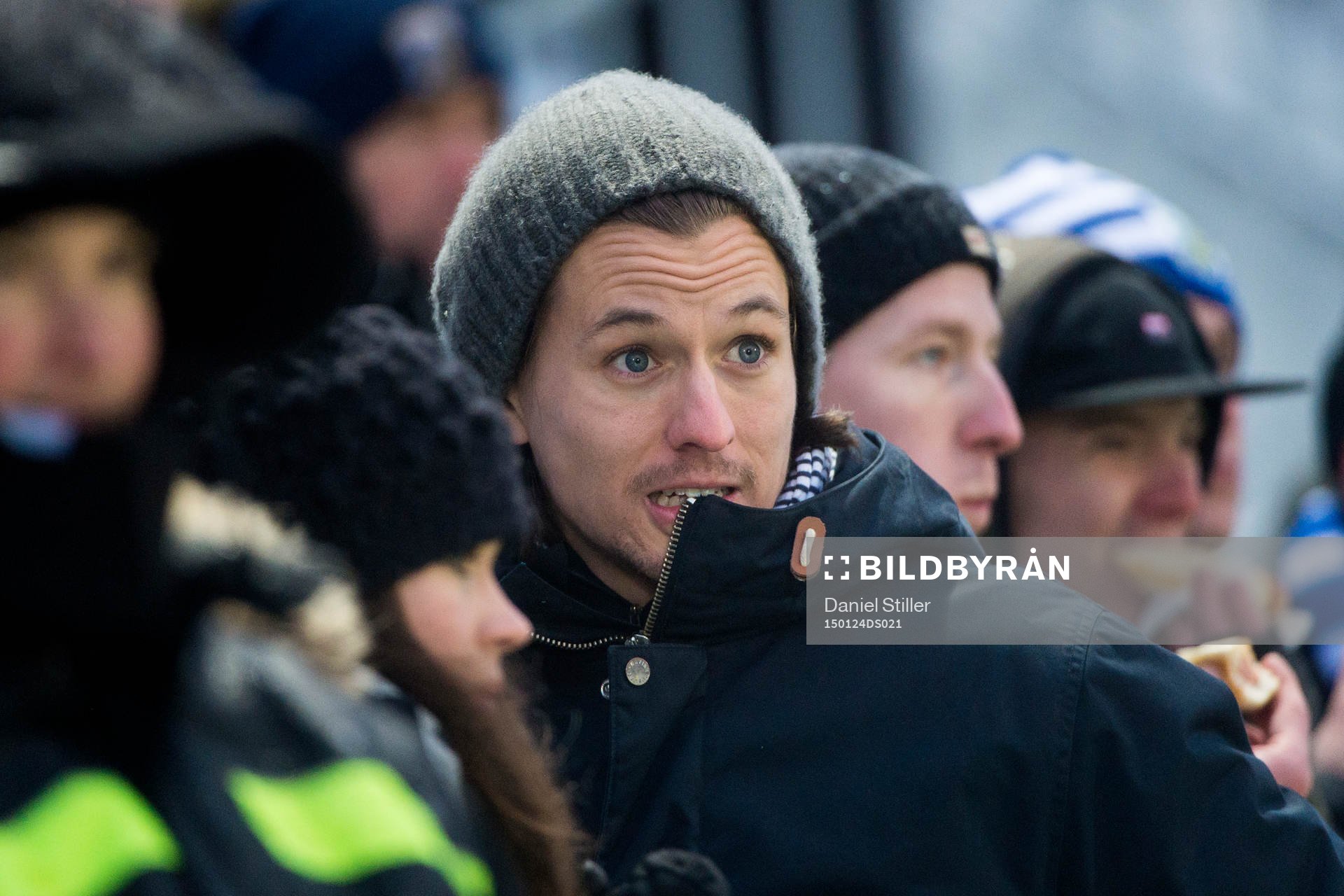 IFK Göteborgs Lasse Vibe på plats i publiken