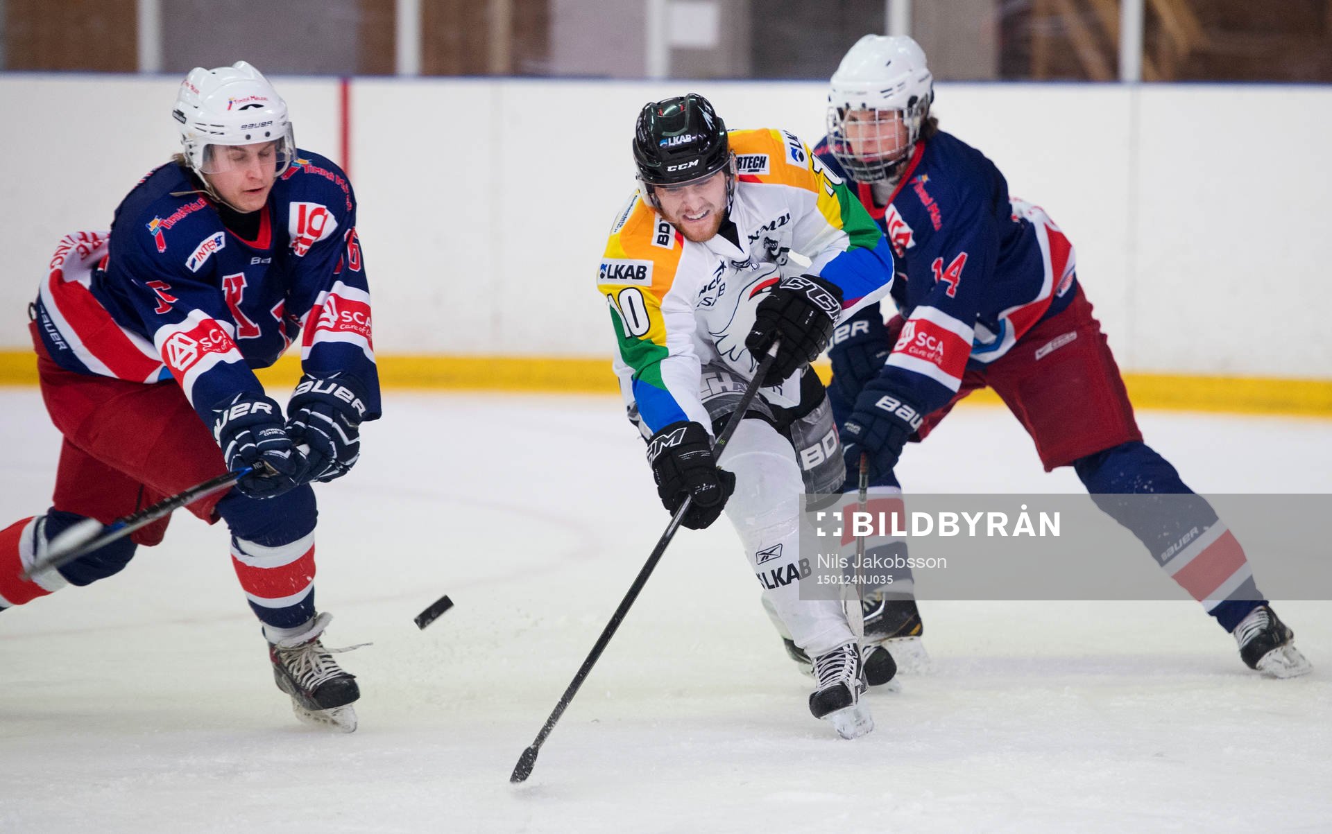 Kovlands Mathias Löfblad och Kirunas Alexander Steen