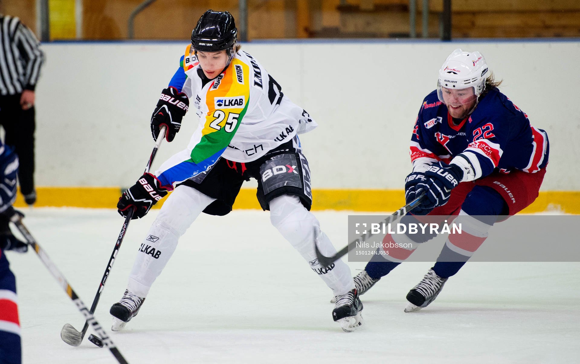 Kirunas Rasmus Stridsman Oja och Kovlands Viktor Huss