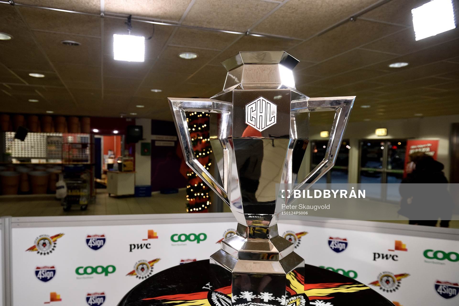 CHL bucklan är på plats i Coop Norrbotten Arena