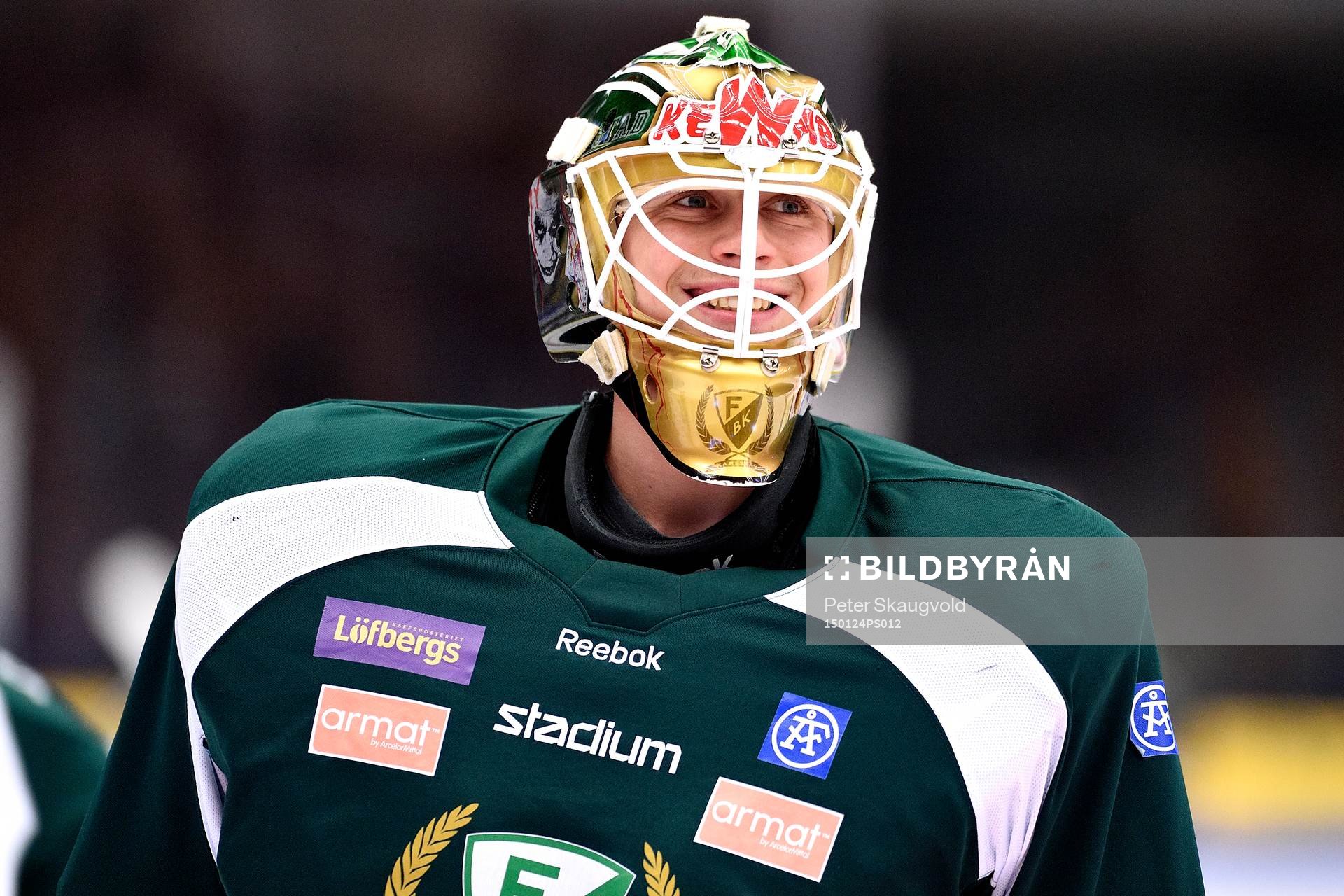 Färjestads målvakt Fredrik Pettersson-Wentzel