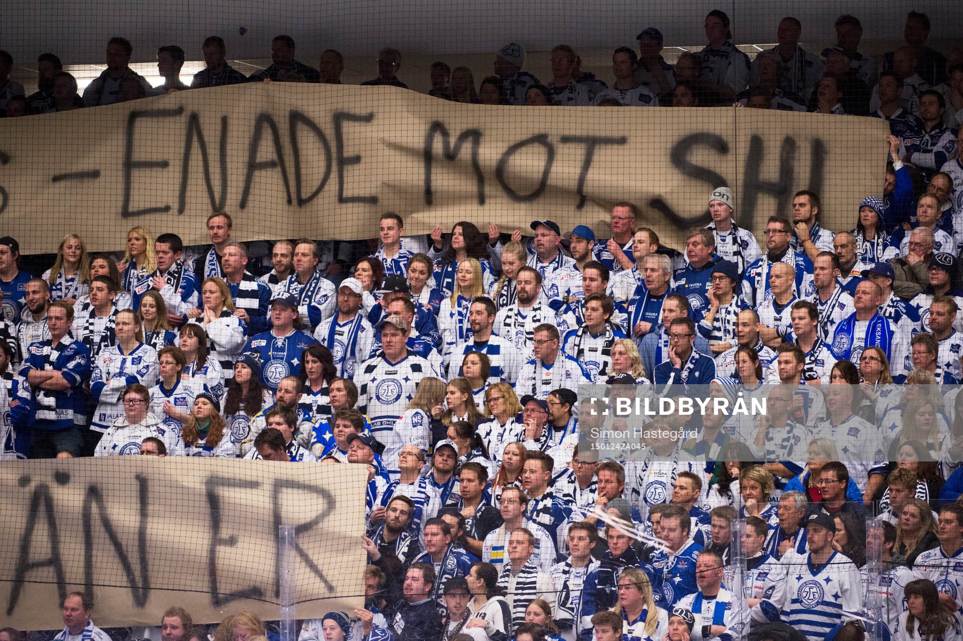 Leksands supportrar protesterar mot SHLs nya regler