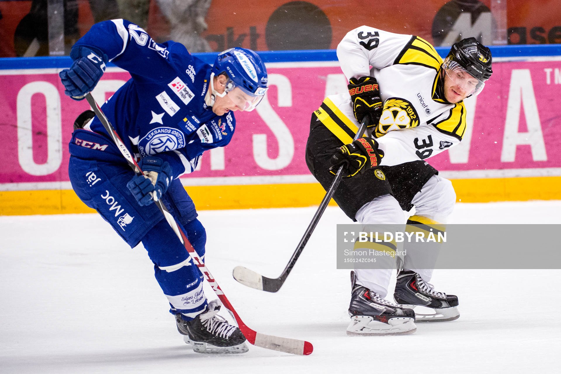 Leksands Jens Bergenström och Brynäs Jonas Nordquist