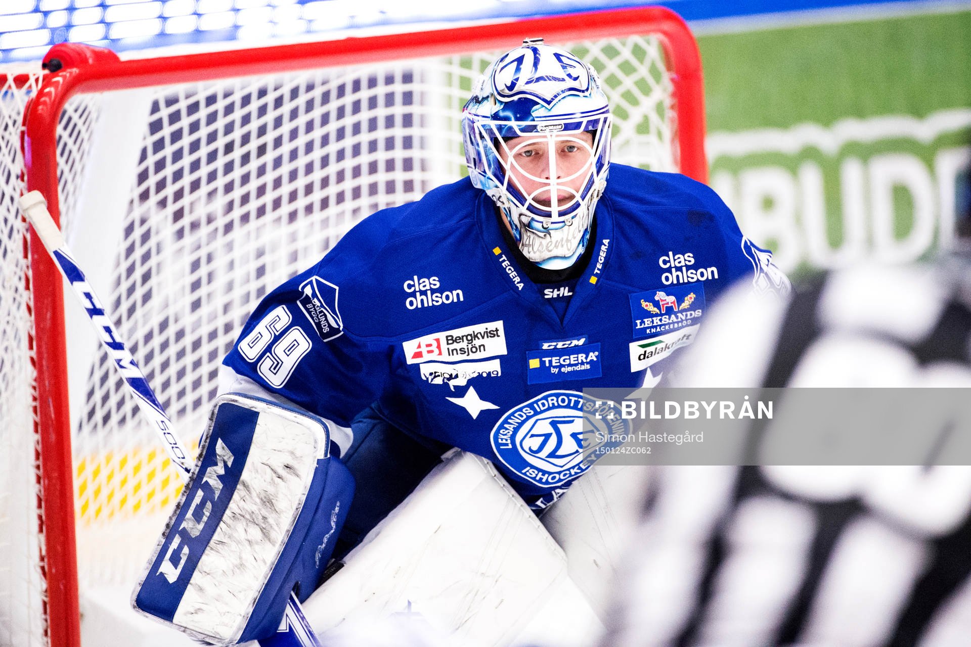 Leksands målvakt Oscar Alsenfelt