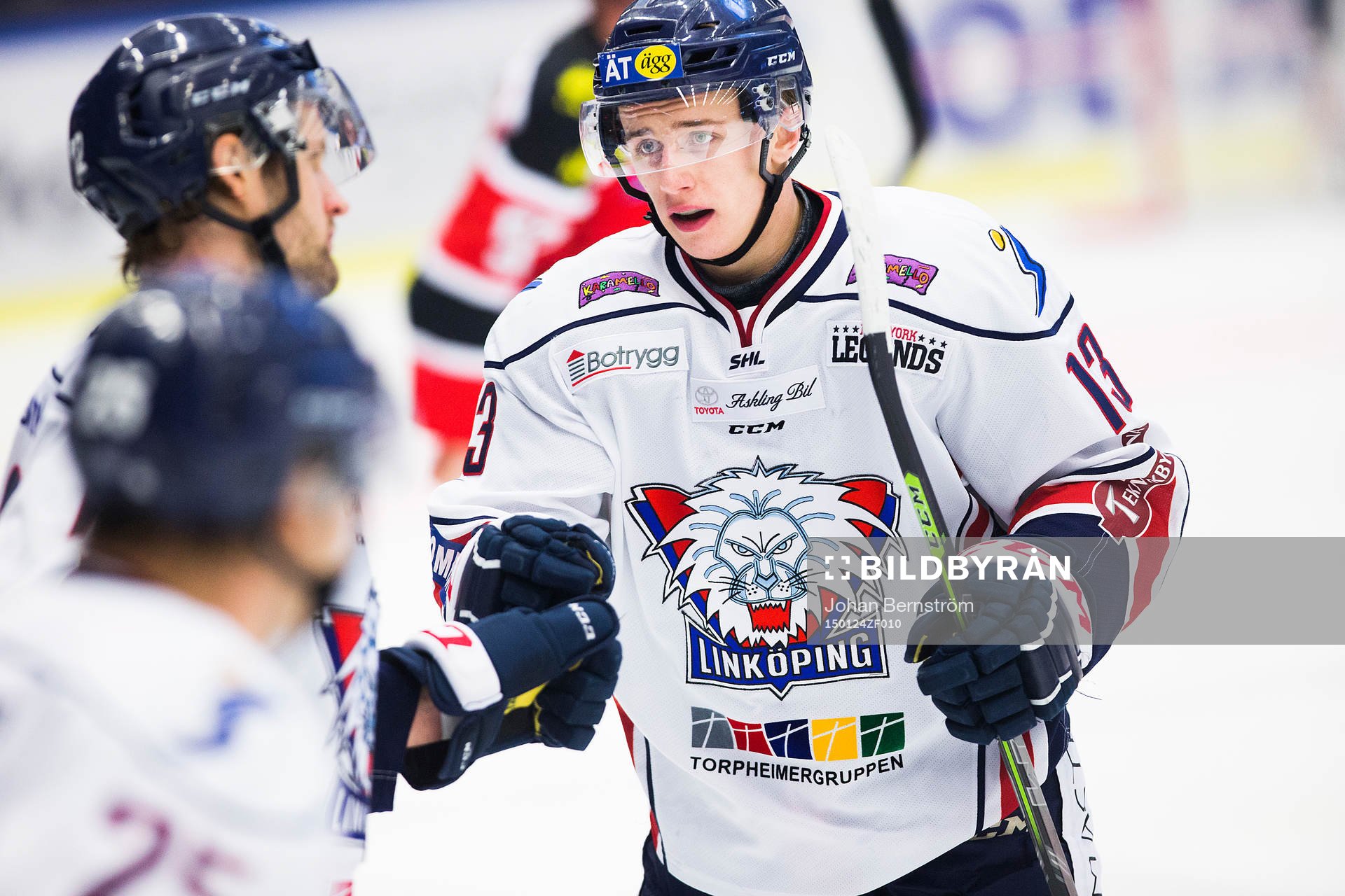 Linköpings Jakub Vrana jublar