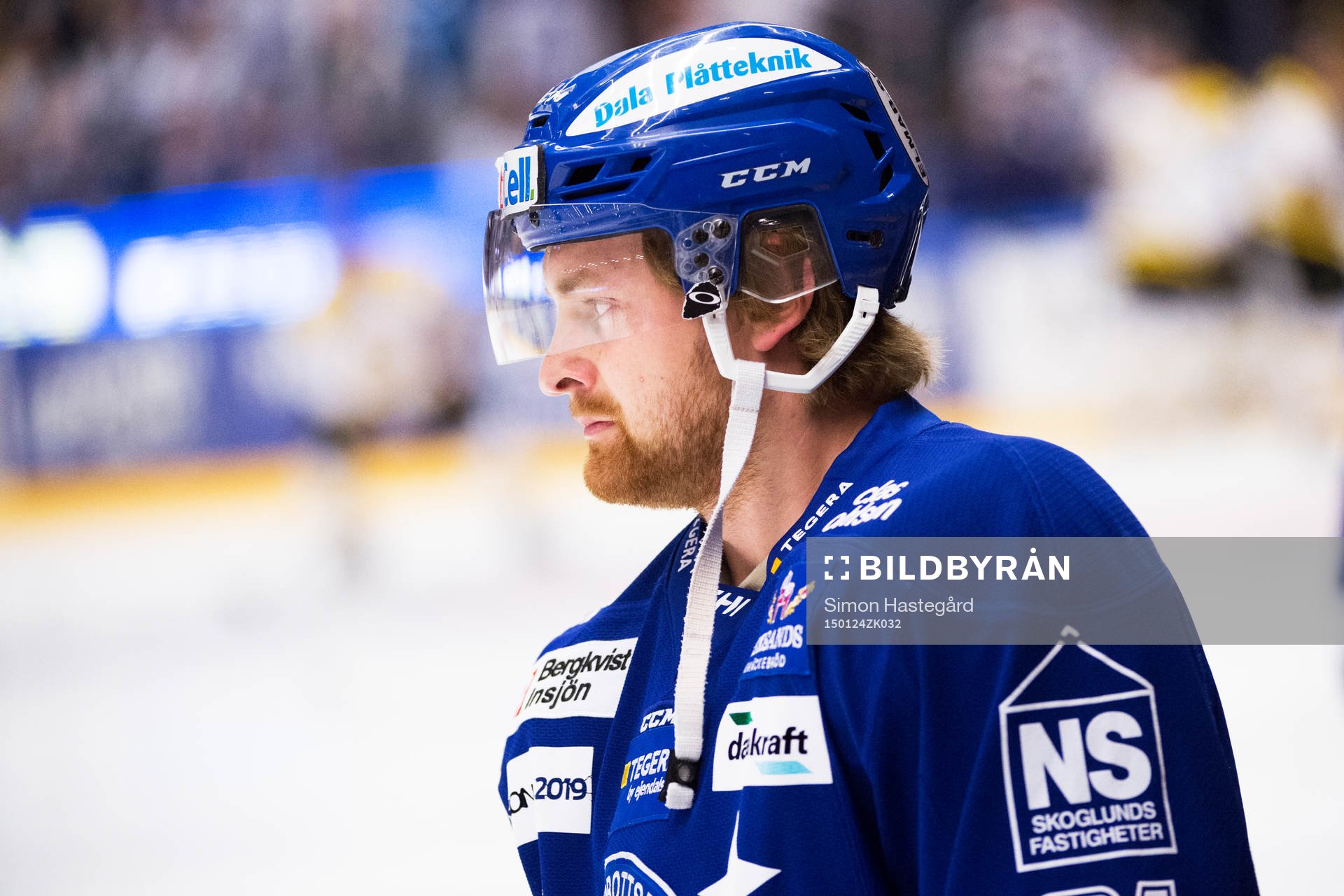 Leksands Mattias Ritola före ishockeymatchen i SHL mellan