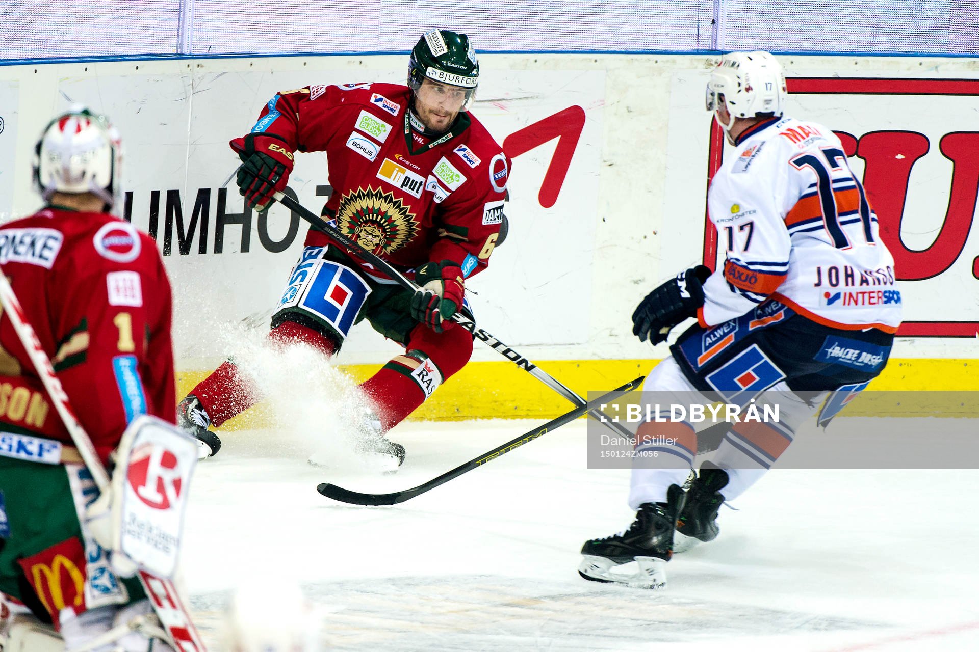 Frölundas Mikael Wikstrand och Växjös Alexander Johansson