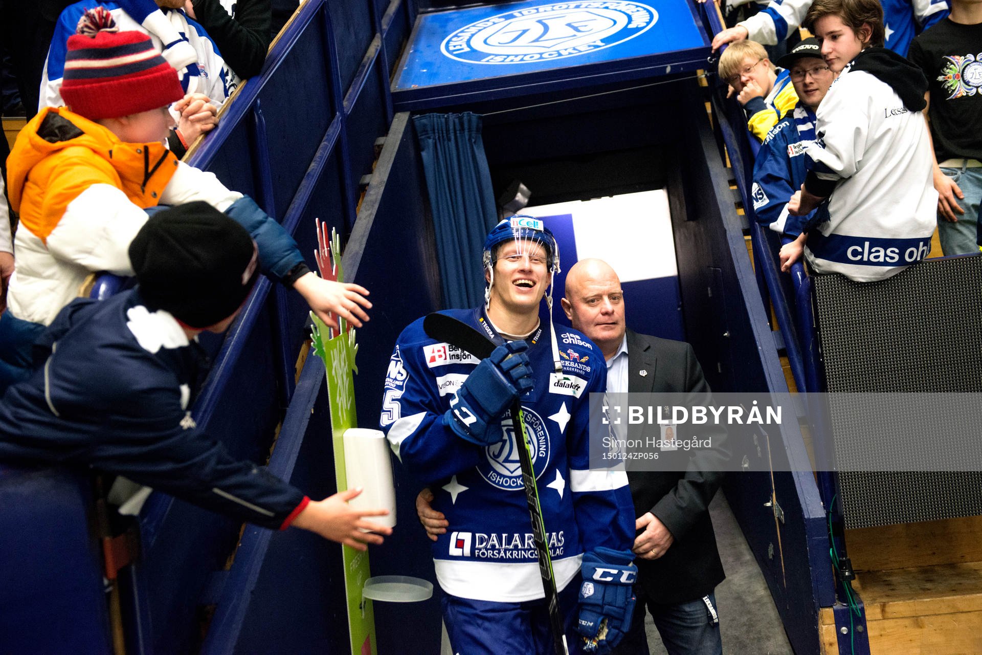Leksands Toni Kähkönen är glad