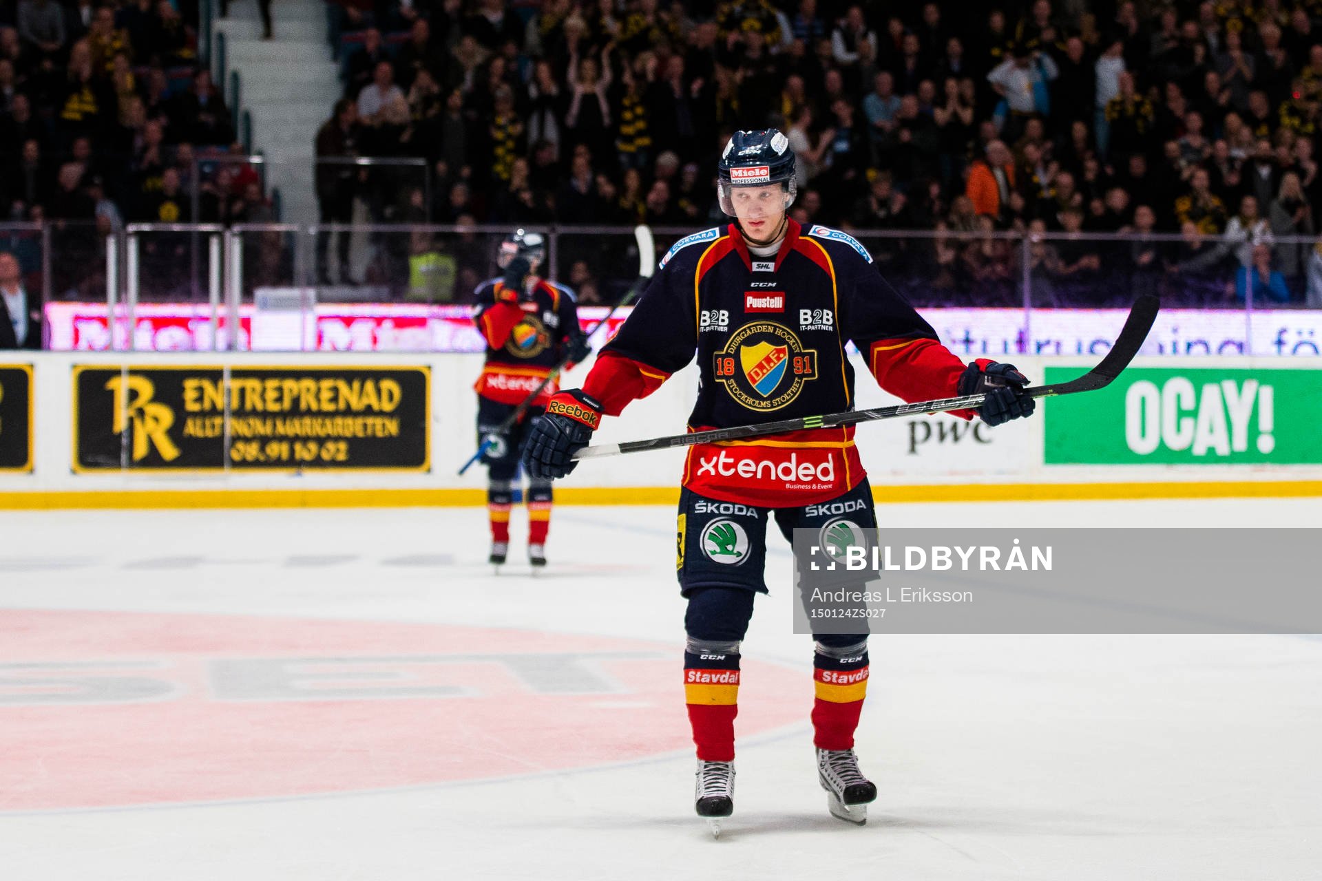 Djurgårdens Marcus Sörensen deppar