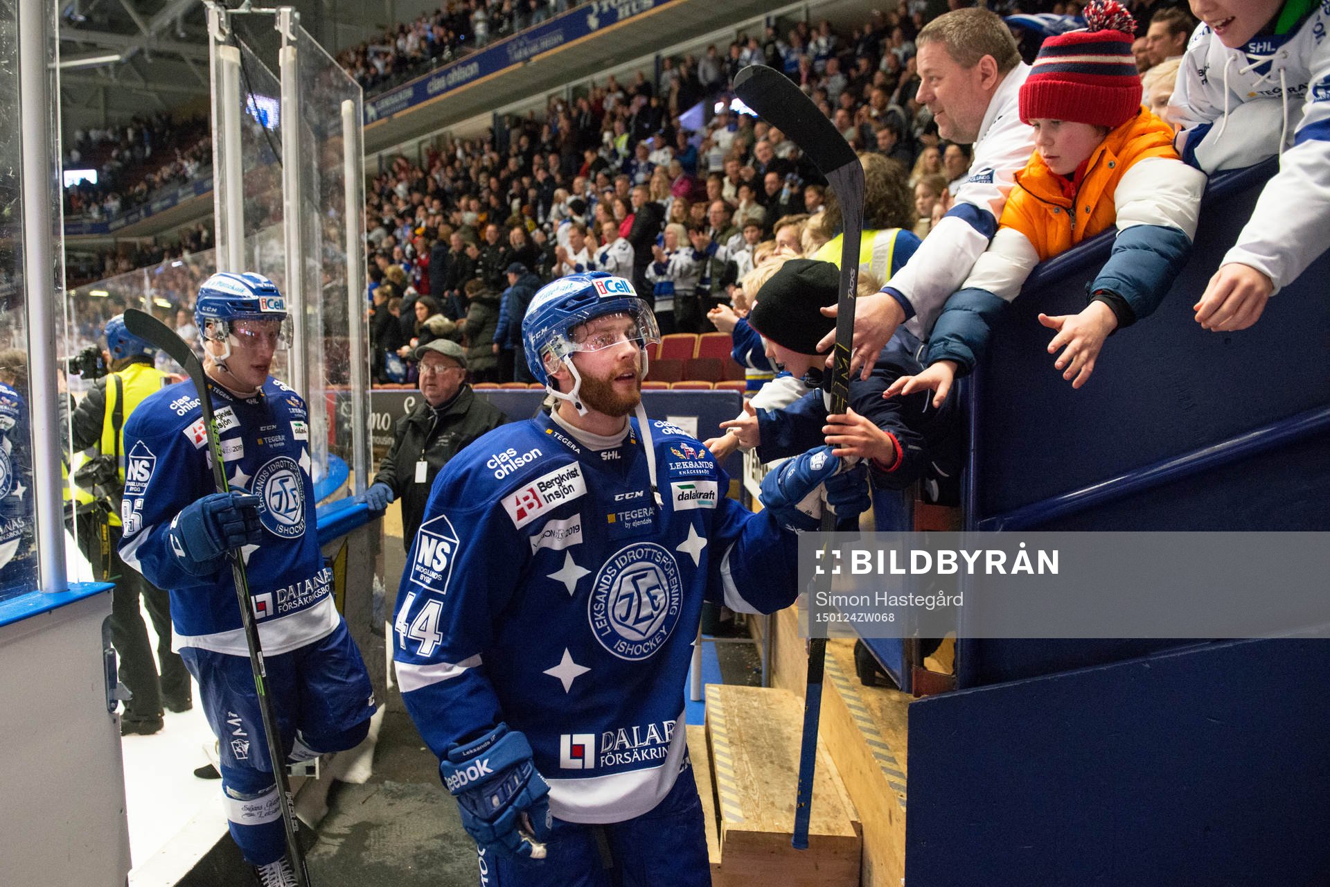 Leksands Mattias Guter lämnar isen