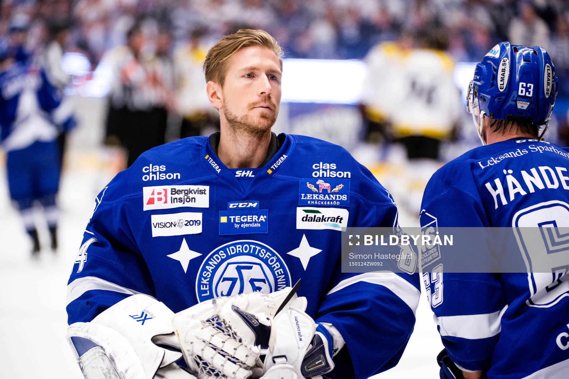 Leksands målvakt Joakim Lundström