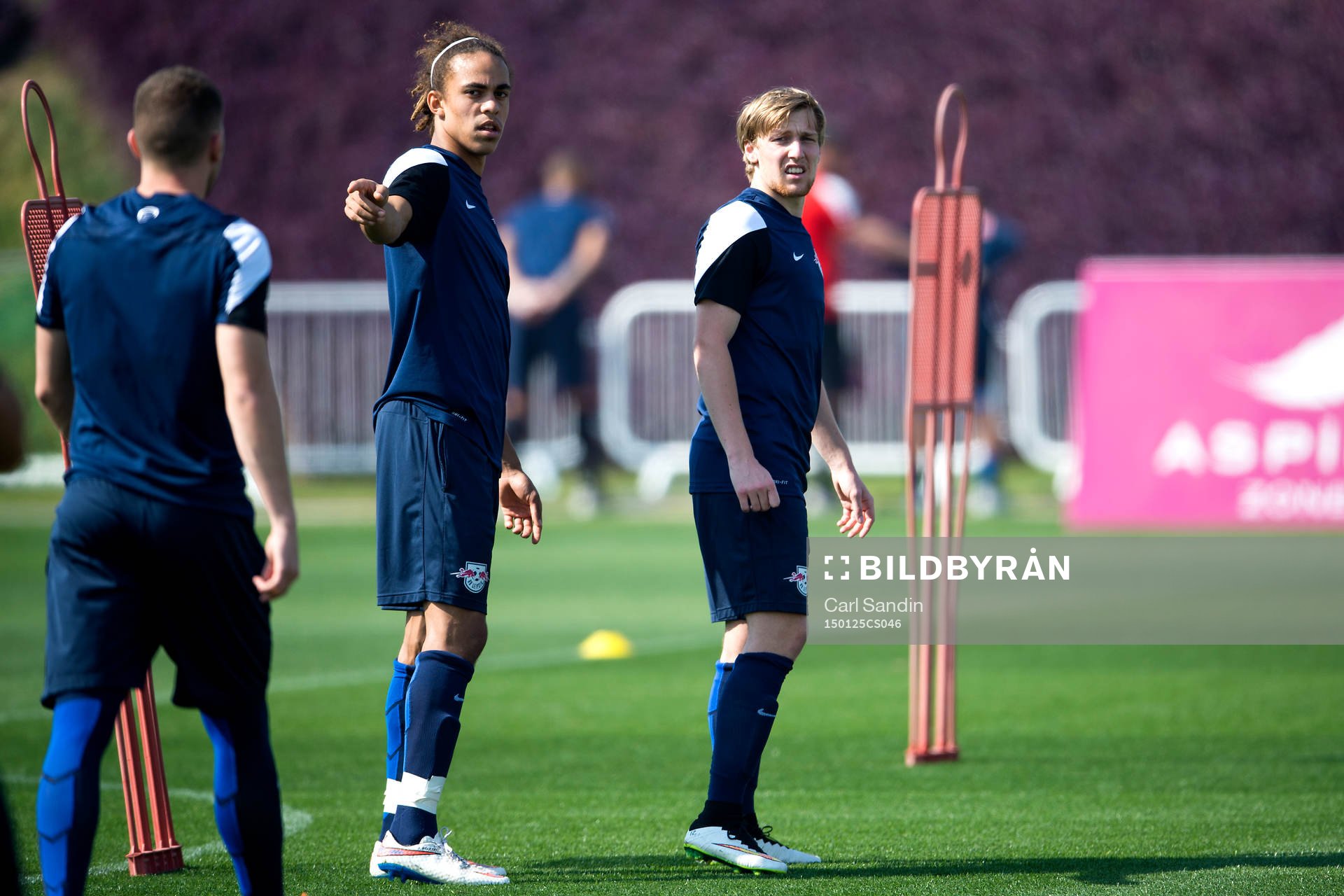 Leipzigs Yussuf Poulsen och Emil Forsberg