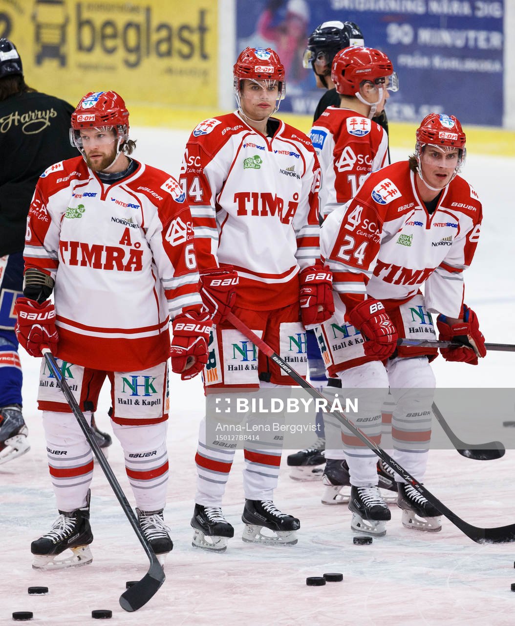 Timrås Robin Persson, Emil Pettersson  och Andreas Molinder