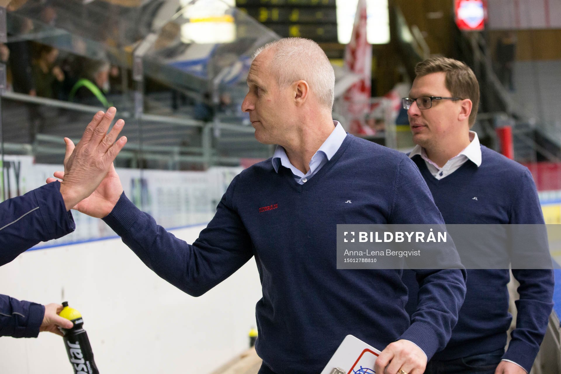 Timrås tränare Roger Forsberg och assisterande tränare