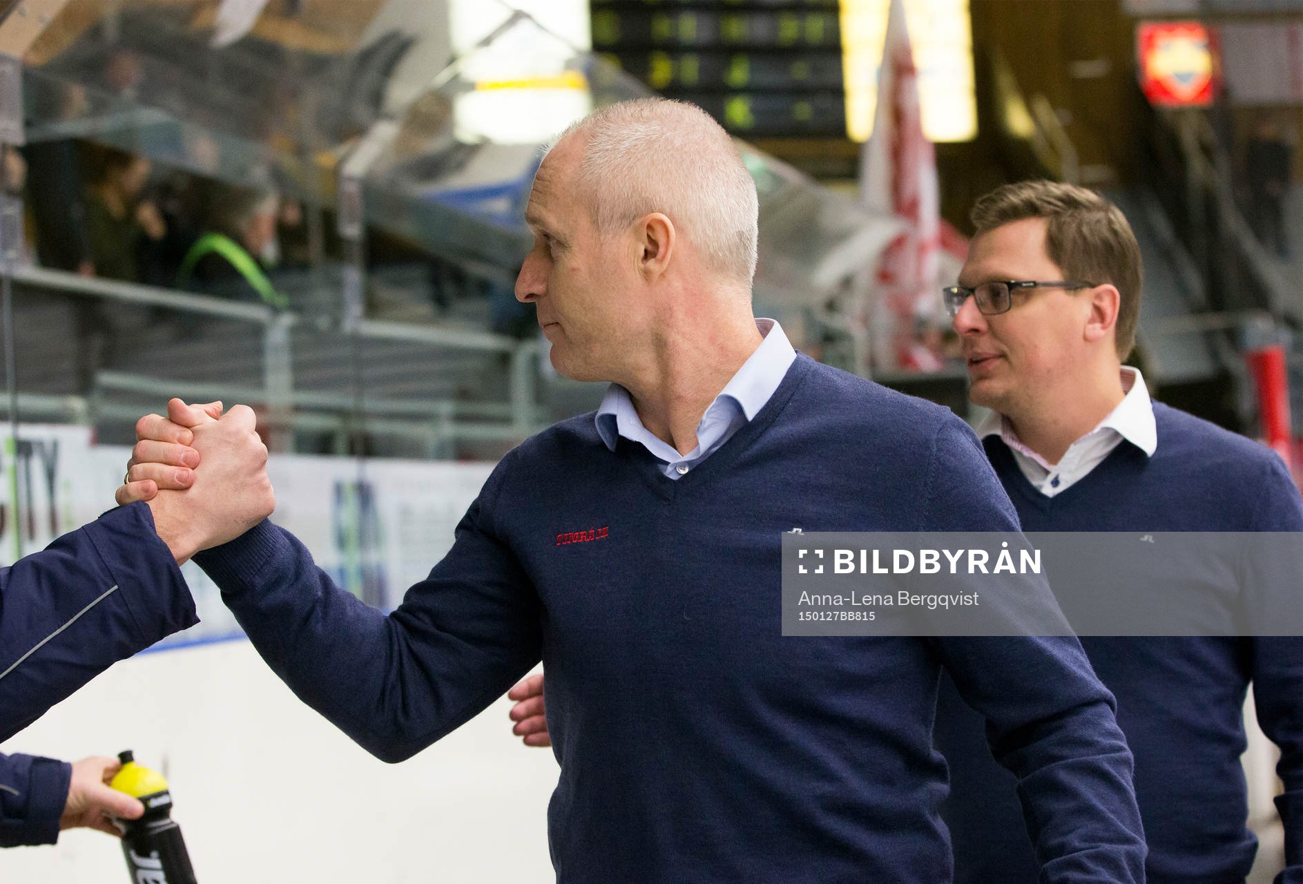 Timrås tränare Roger Forsberg och assisterande tränare