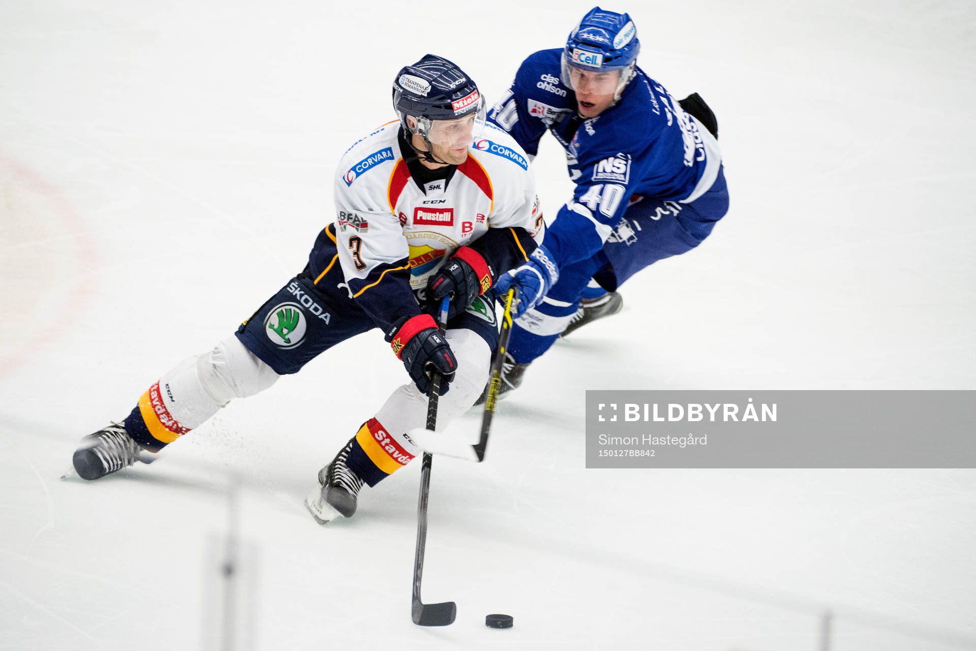 Djurgårdens Marcus Nilson och Leksands Tomi Sallinen