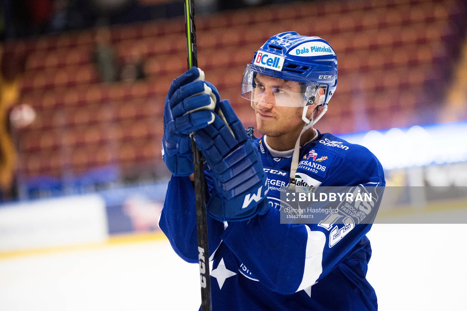 Leksands Jon Knuts blev utsedd till matchens krigare och
