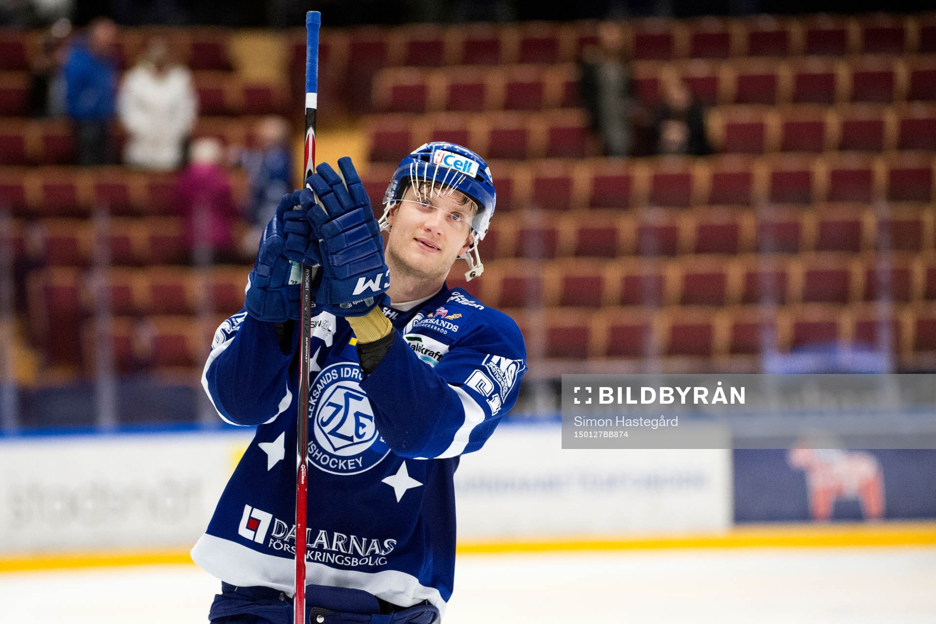 Leksands Johan Ryno jublar