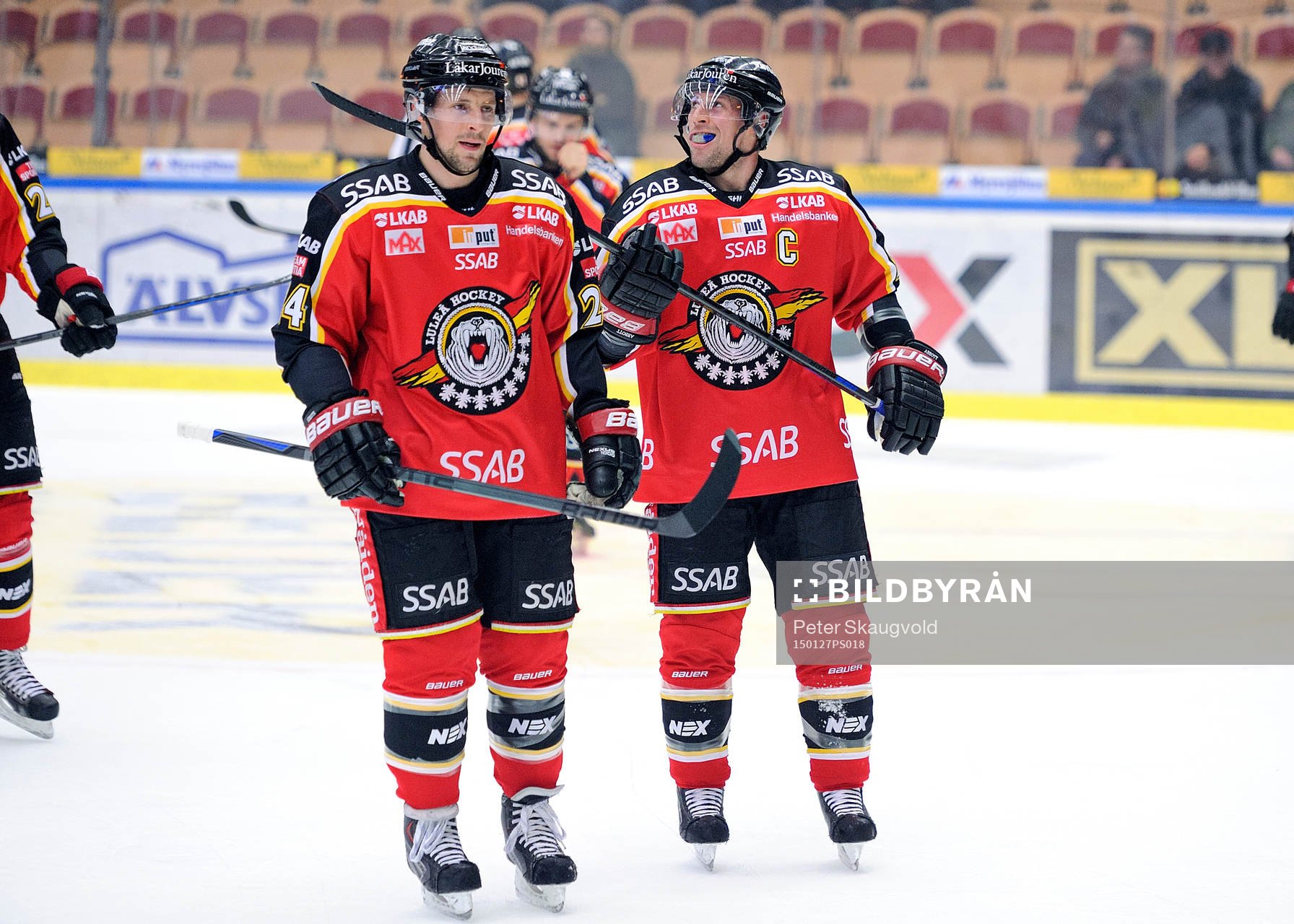Luleås Cam Abbott(v) och Chris Abbott(h)