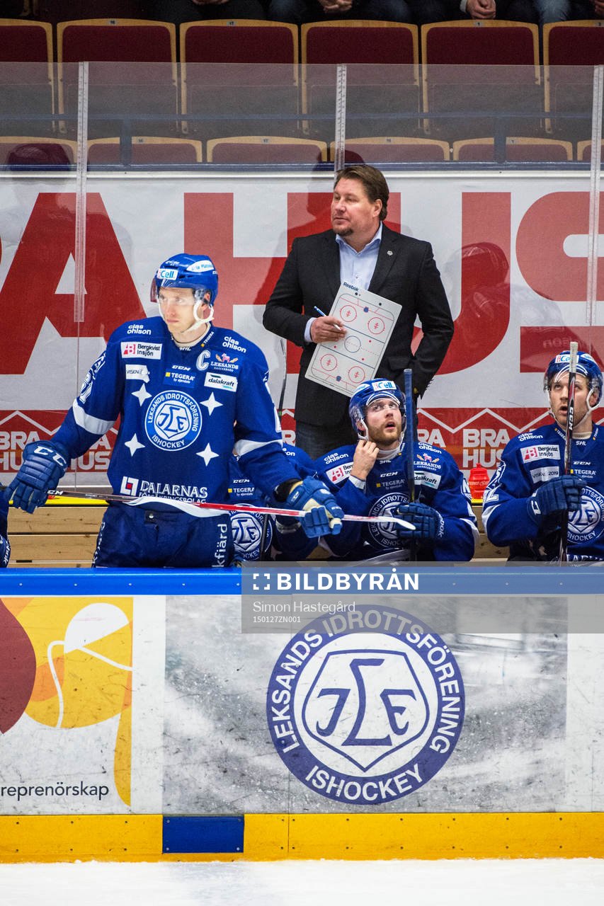 Leksands Huvudtränare Andreas Appelgren