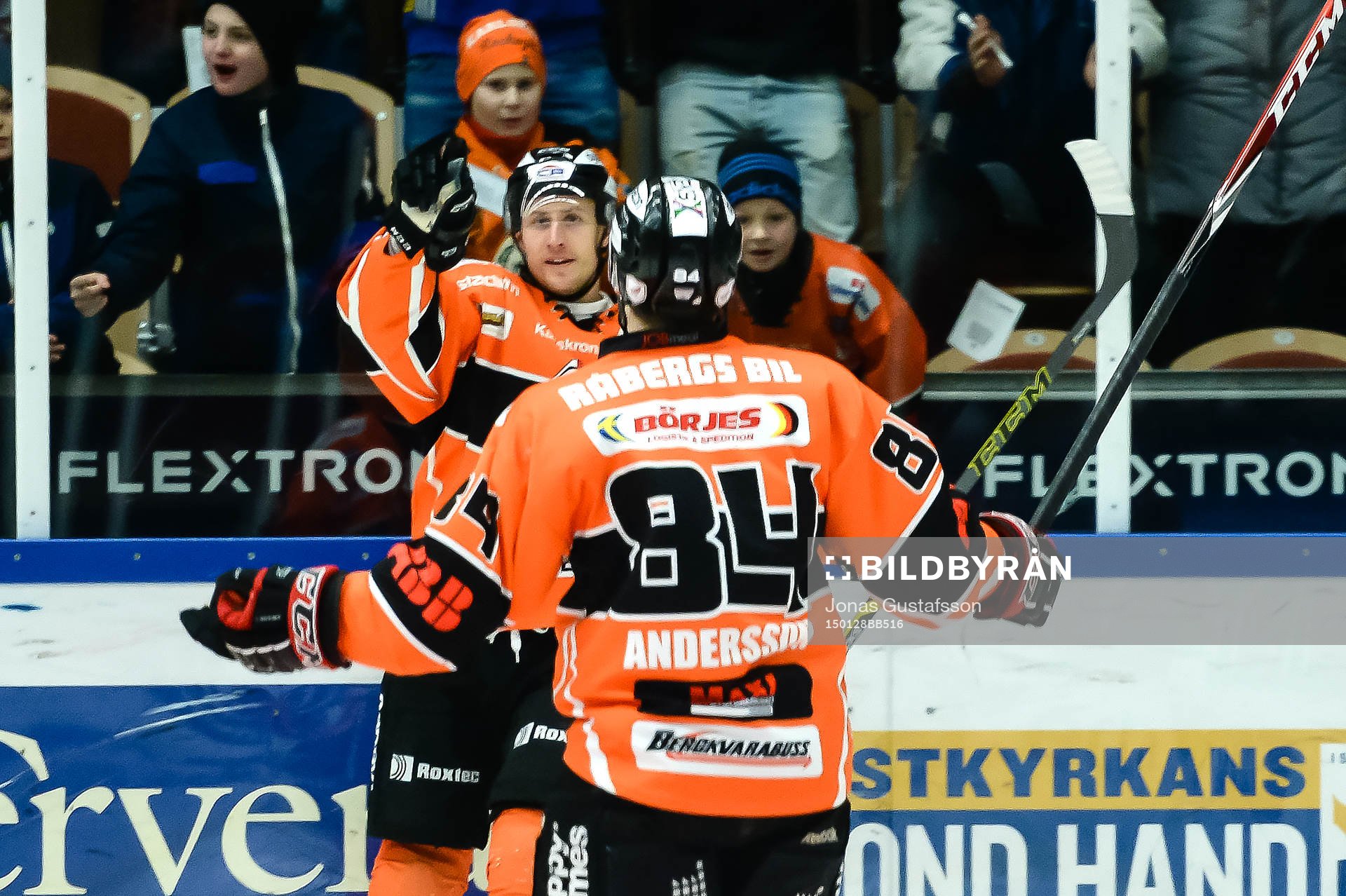 Karlskronas Alexander Bergström gör 1-0 till Karlskrona