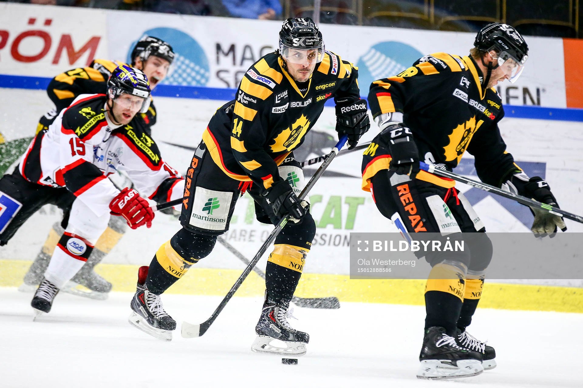 Skellefteås Daniel Widing och Pontus Petterström