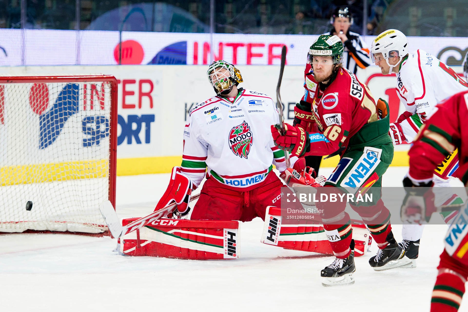 Frölundas Anton Axelsson jublar