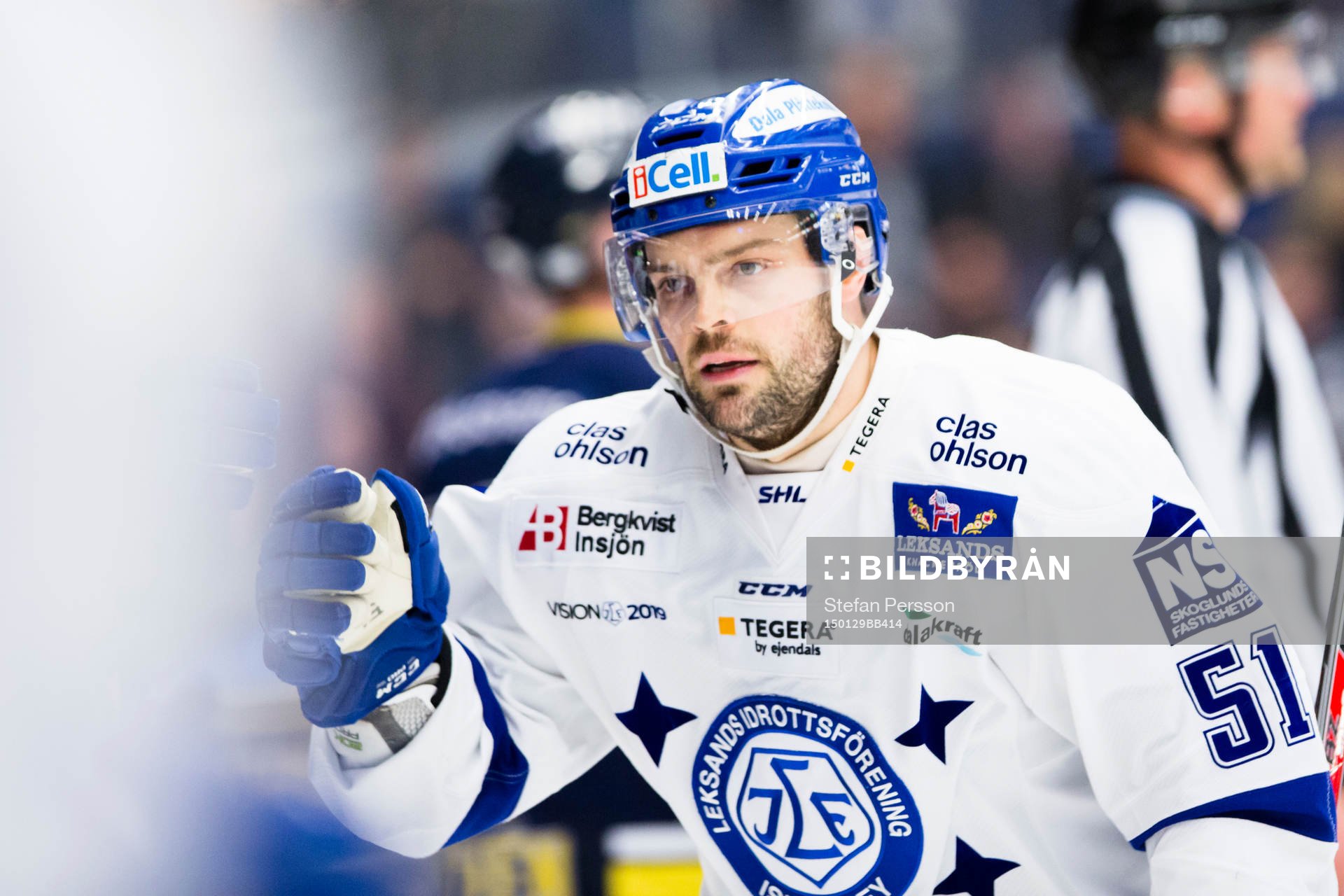 Leksands Kevin Kapstad  jublar
