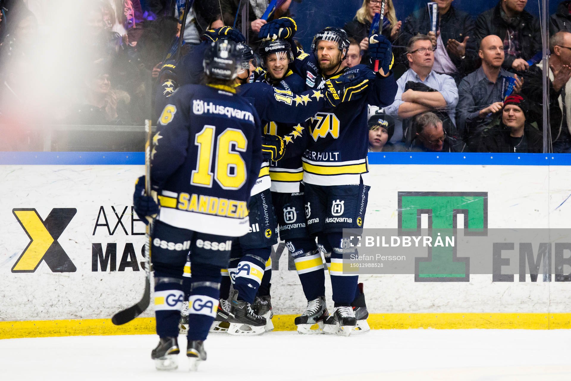 s Filip Sandberg, Calle Ridderwall, Ted Brithén och Jere