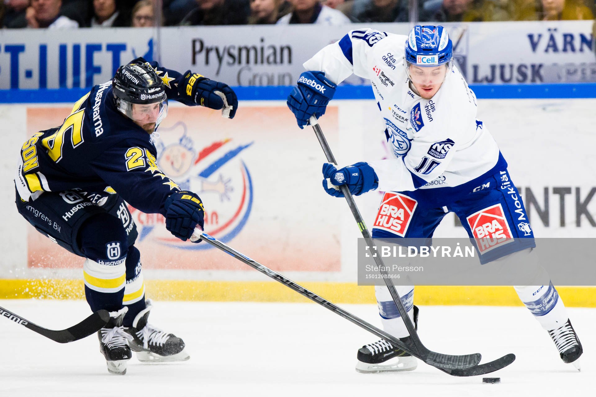s Mattias Karlsson mot Leksands Brian Connelly