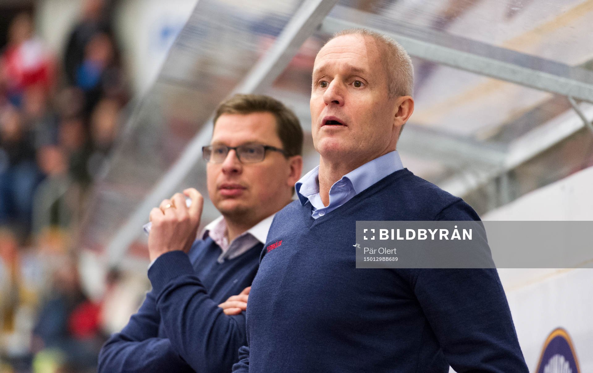 Timrås tränare Roger Forsberg och assisterande tränare