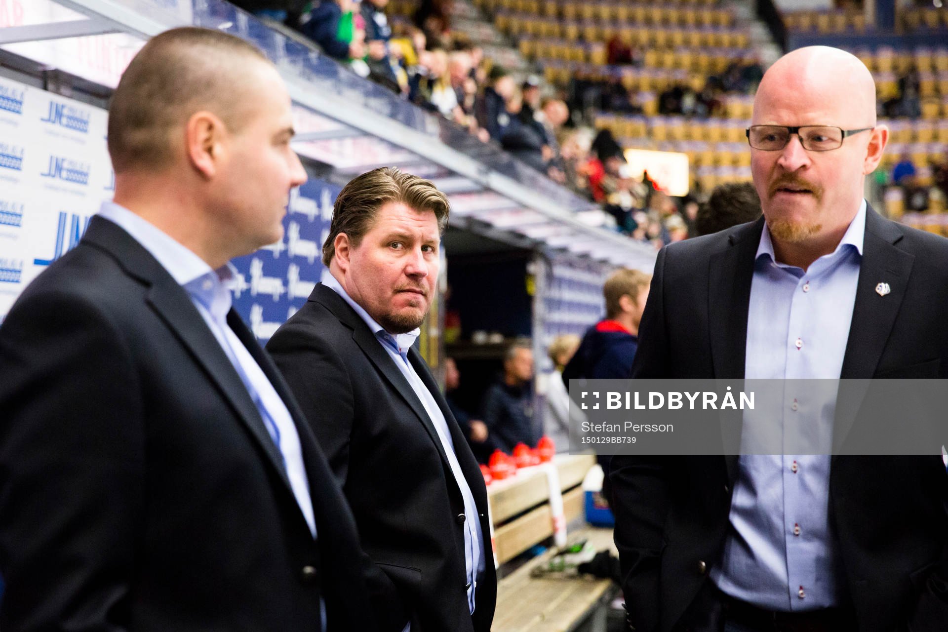 Leksands Mats Bäcklin, tränare Andreas Appelgren och