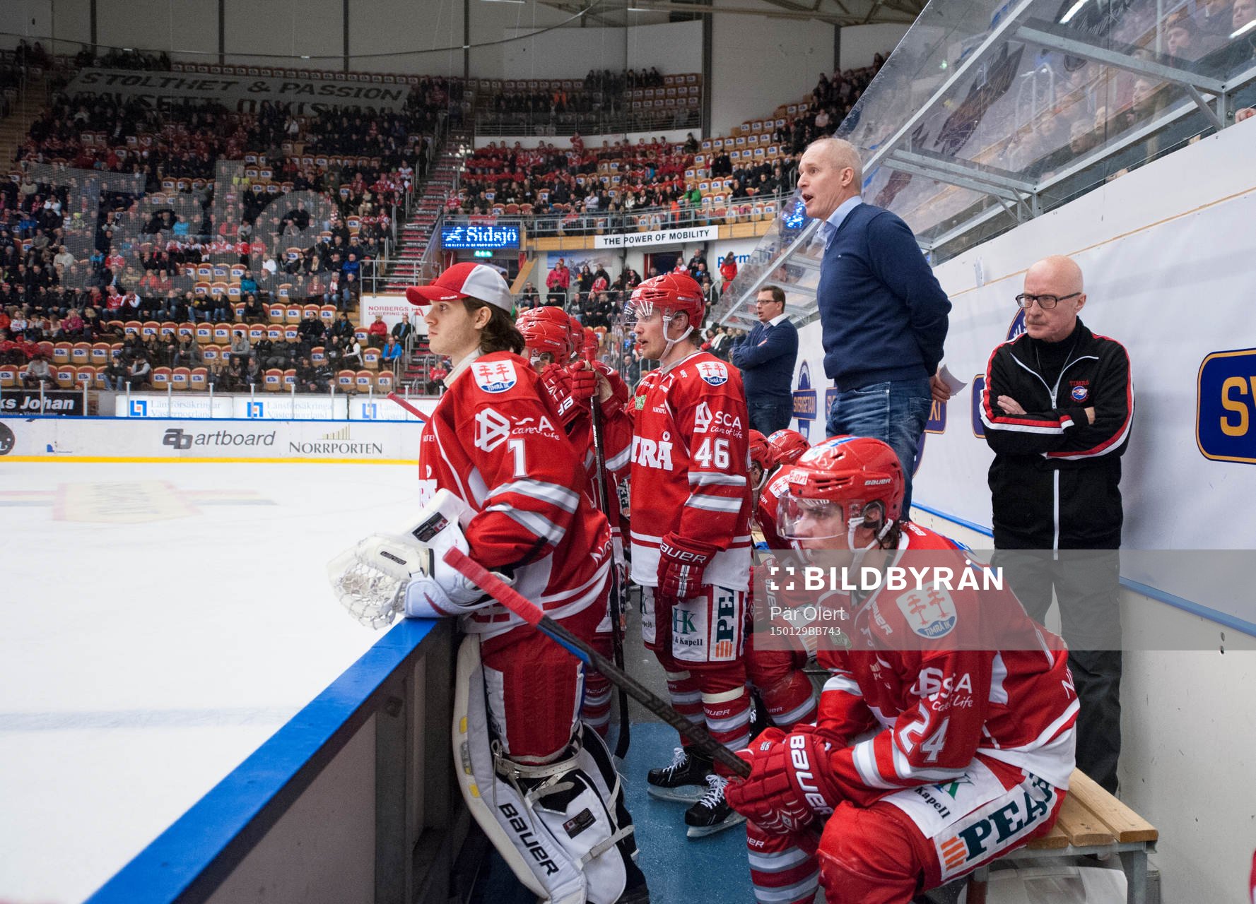 Timrås avbytarbås