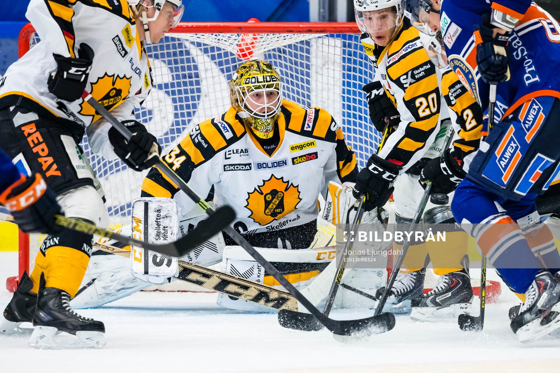 Skellefteås målvakt Erik Hanses