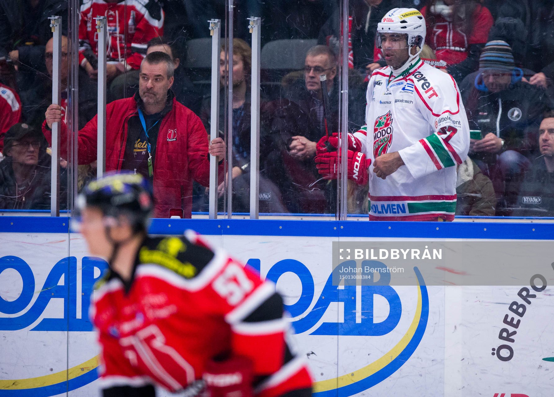 Modos Donald Brashear deppar i utvisningsbåset