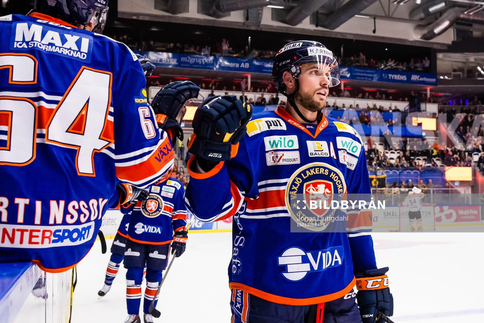 Växjös Noah Welch firar