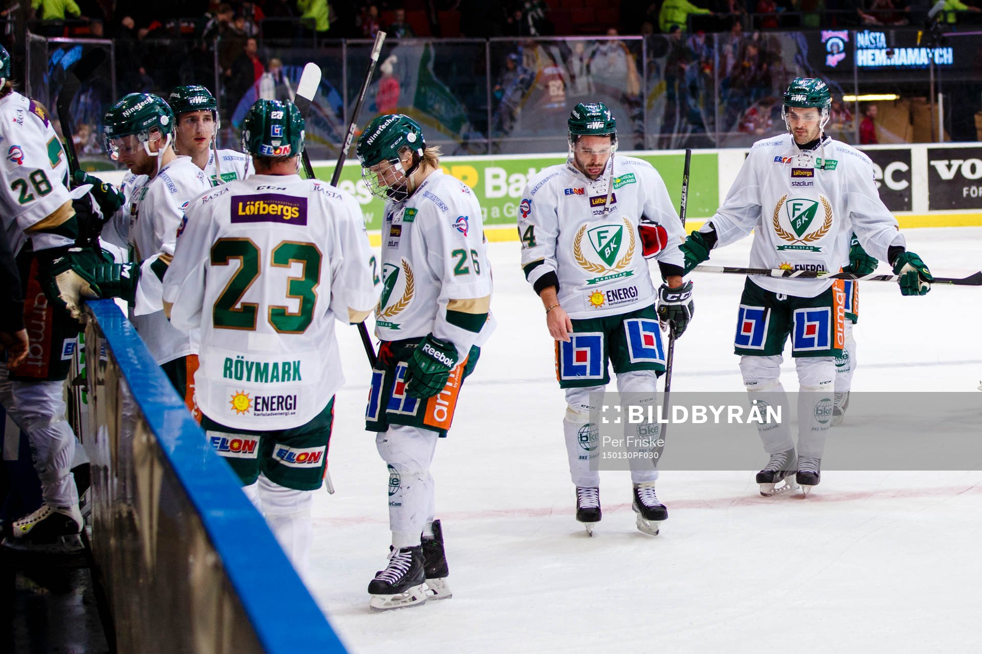 Färjestads spelare deppar