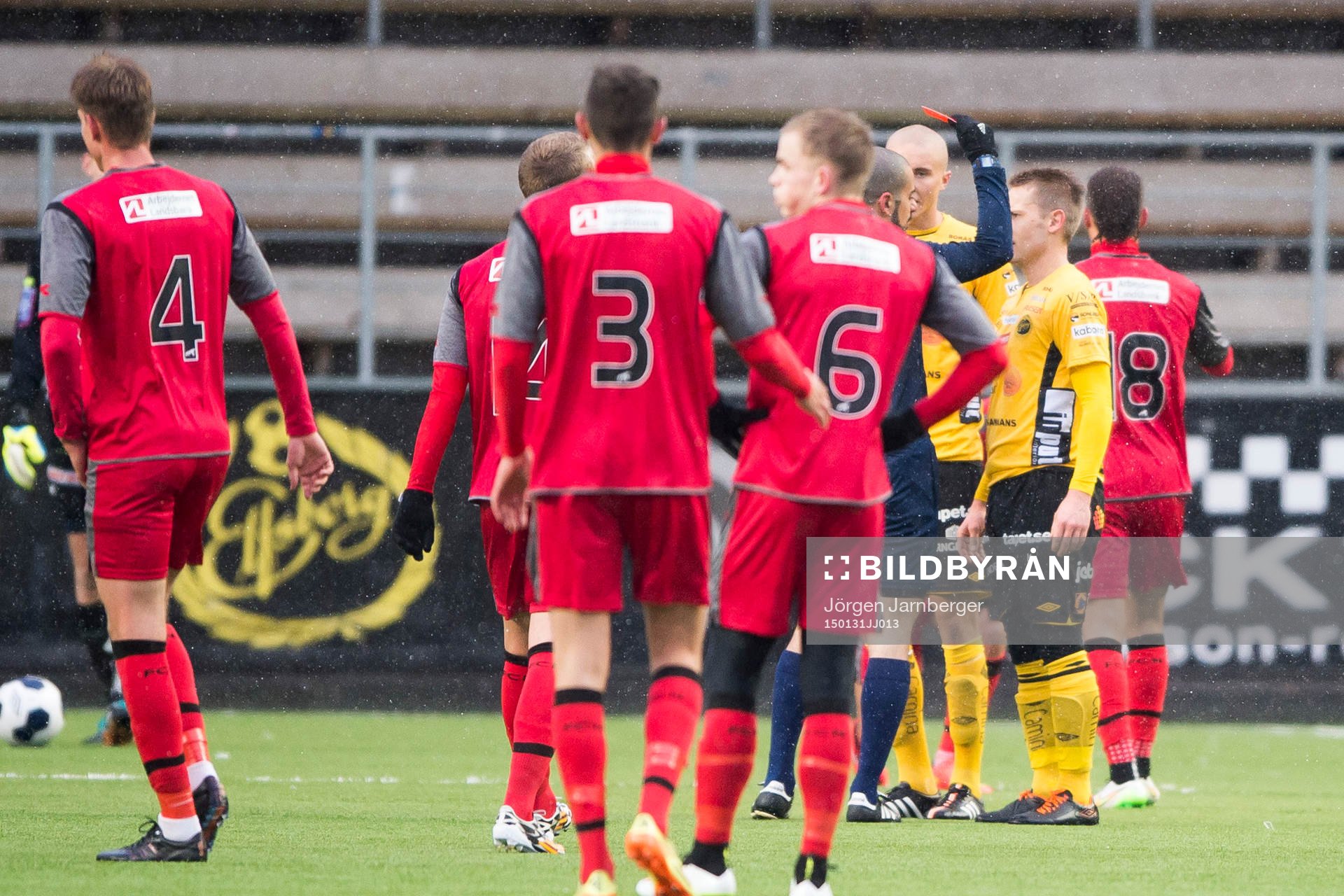 Elfsborgs Andreas Klarström för rött kort