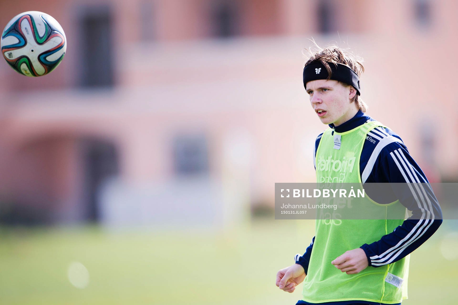 IFK Göteborgs Oscar Kindlund under en träning den 31 januari 2015 i Lagos. 