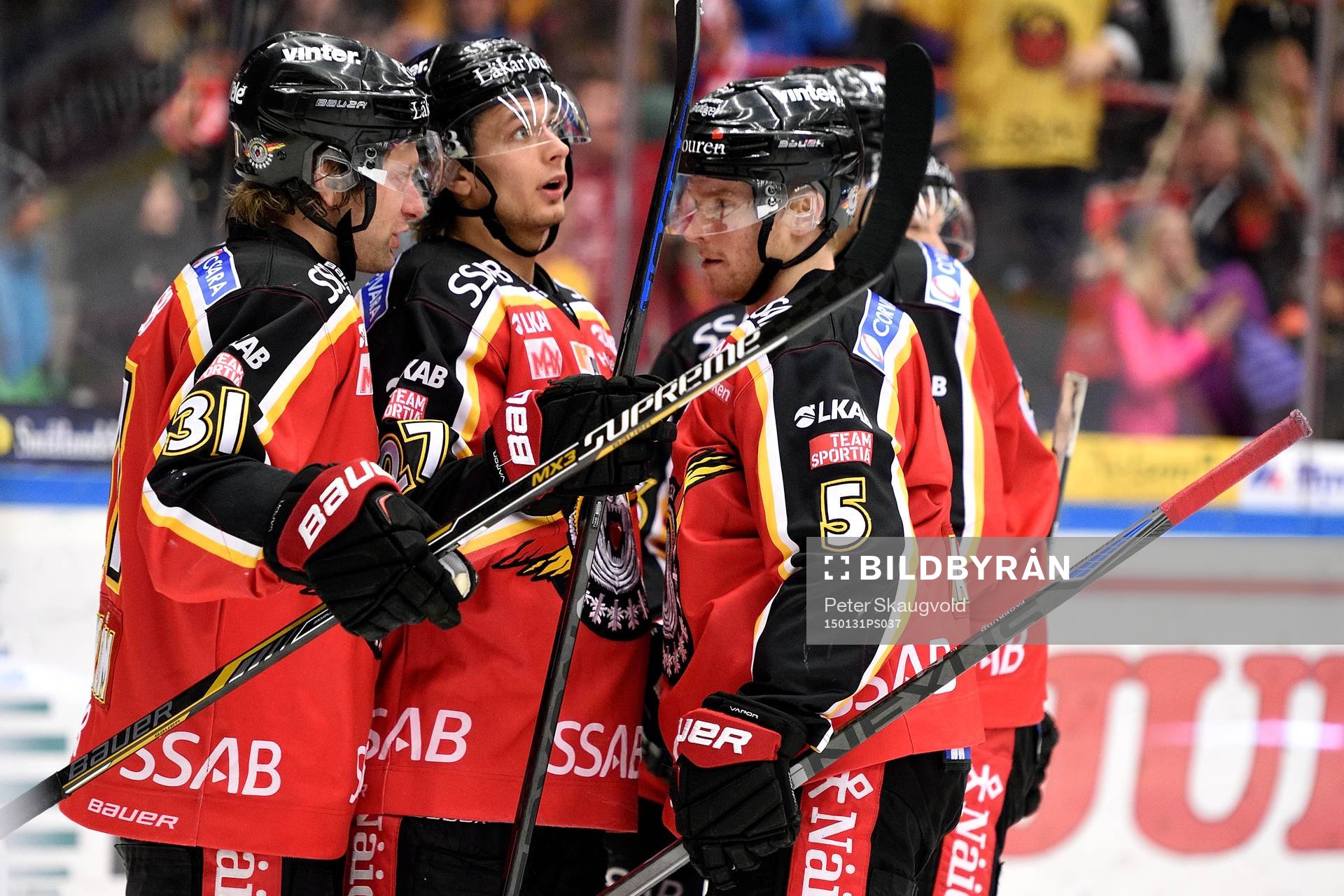 Luleås Jonathan Granström(v) Daniel Zaar(m) och Marcus