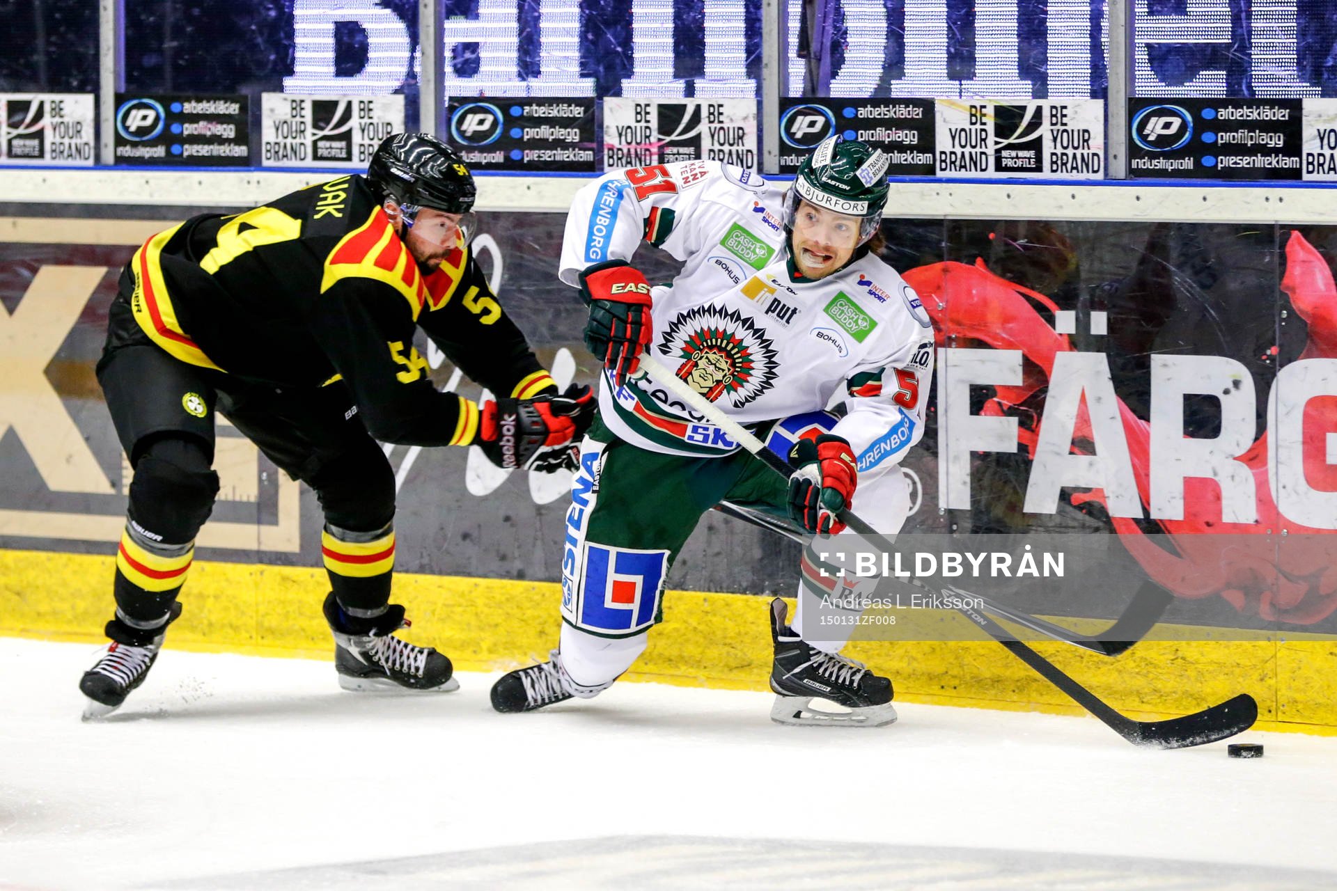 Brynäs Tomas Slovak och Frölundas Mats Rosseli Olsen