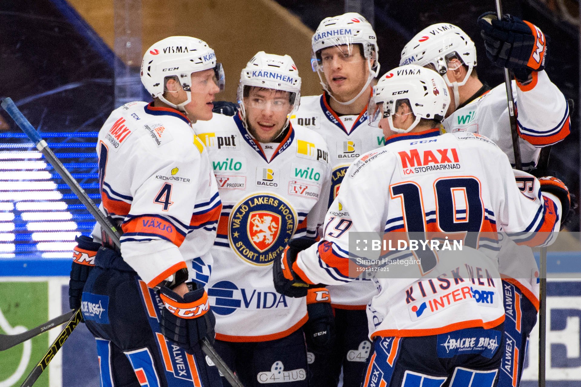 Växjös Niclas Lundgren, Robert Rosén och Nick Johnson