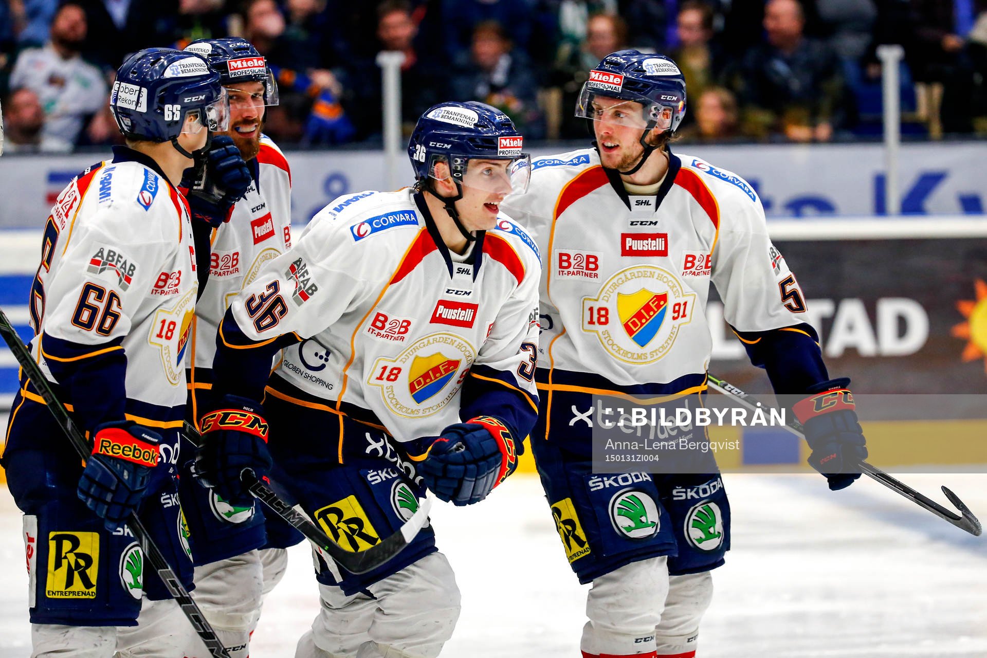 Djurgårdens Philip Holm jublar
